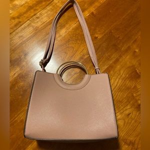 Square Handbag with Round Handle
